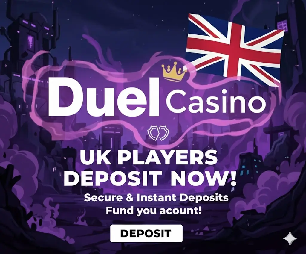 Duel Casino UK deposit and withdrawal methods
